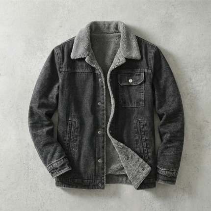 Men’s Sherpa Denim Jacket