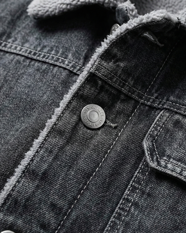 Men’s Sherpa Denim Jacket