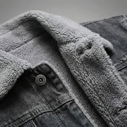 Men’s Sherpa Denim Jacket