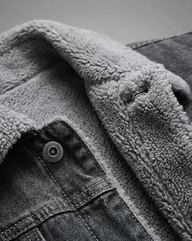 Men’s Sherpa Denim Jacket