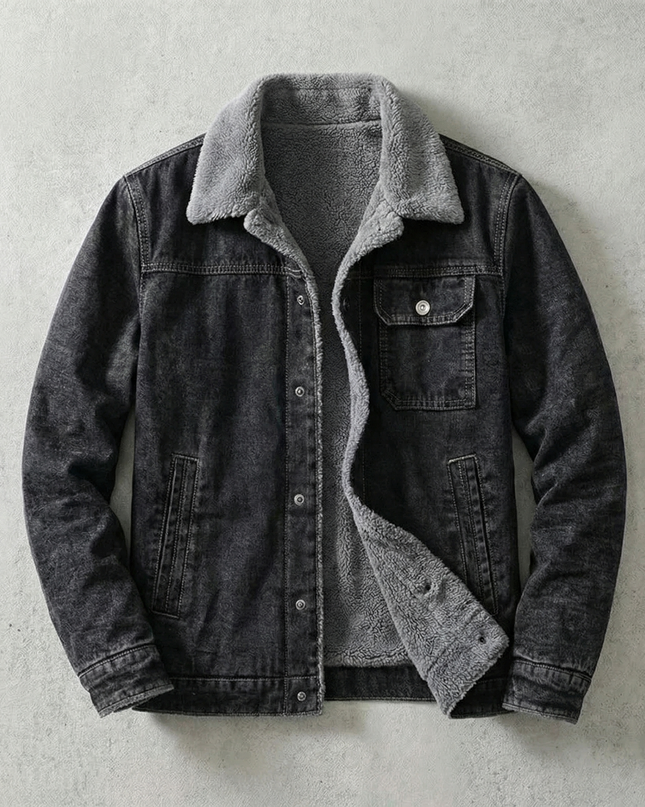 Men’s Sherpa Denim Jacket