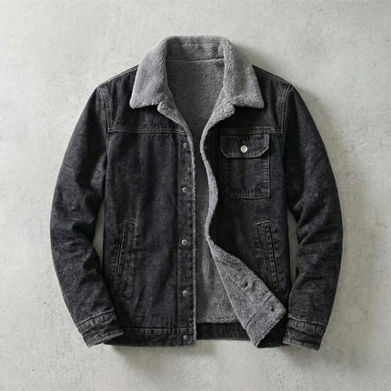 Men’s Sherpa Denim Jacket