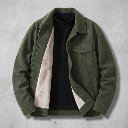 Men’s Sherpa Lined Corduroy Jacket