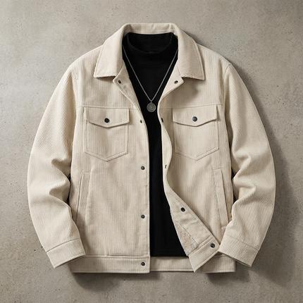 Men’s Sherpa Lined Corduroy Jacket