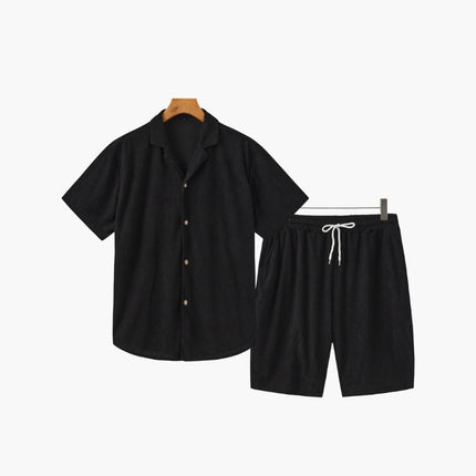 Men’s Short Sleeve Shirt and Shorts Set