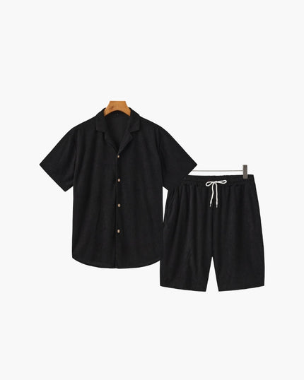 Men’s Short Sleeve Shirt and Shorts Set