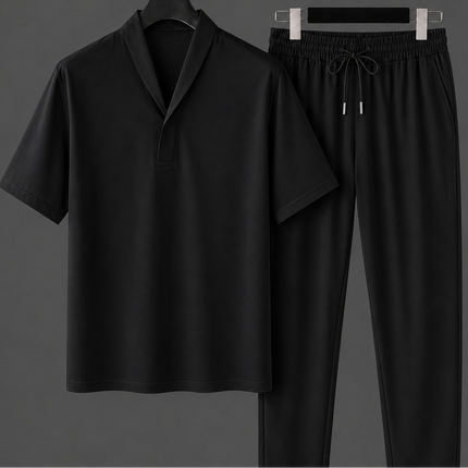 Men’s Short Sleeve Top and Pants Set