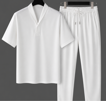Men’s Short Sleeve Top and Pants Set