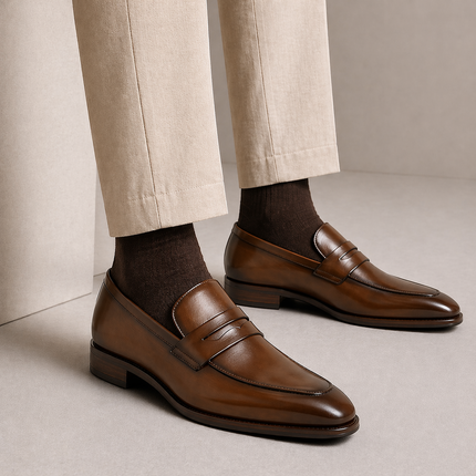 Men’s Sleek Penny Loafers