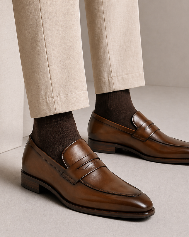 Men’s Sleek Penny Loafers