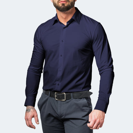 Men’s Slim Fit Button-Up Shirt
