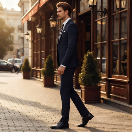 Men’s Slim Fit Two-Piece Suit Set