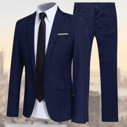 Men’s Slim Fit Two-Piece Suit Set