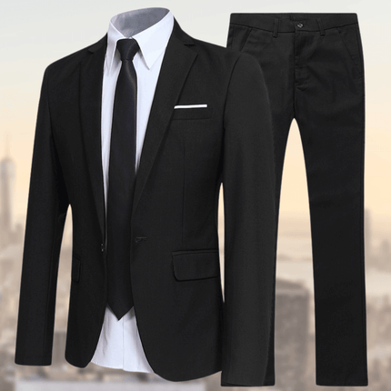 Men’s Slim Fit Two-Piece Suit Set