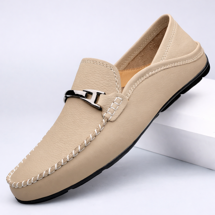 Men’s Slip-On Loafers – Metal Detail