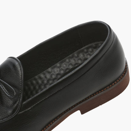 Men’s Slip-On Loafers with Bow Detail