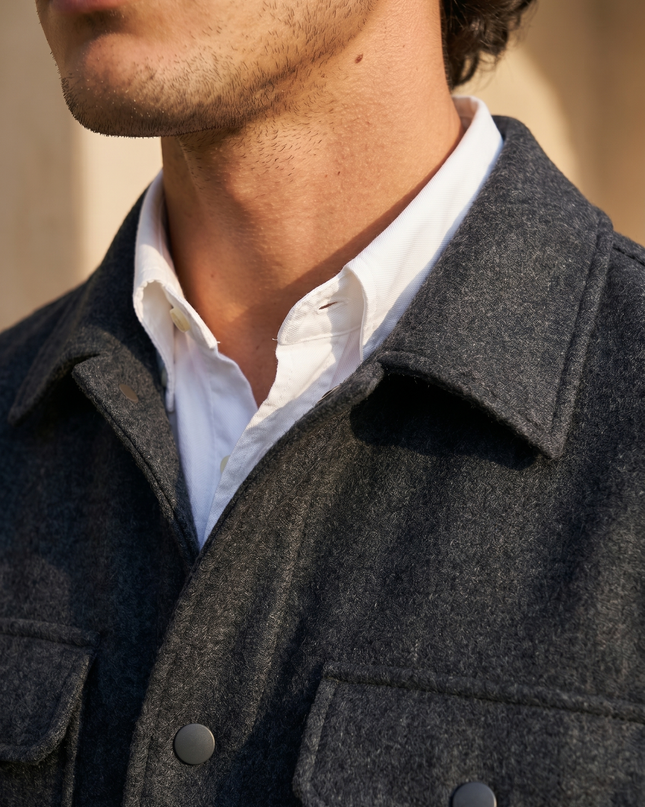 Men’s Snap Front Utility Jacket