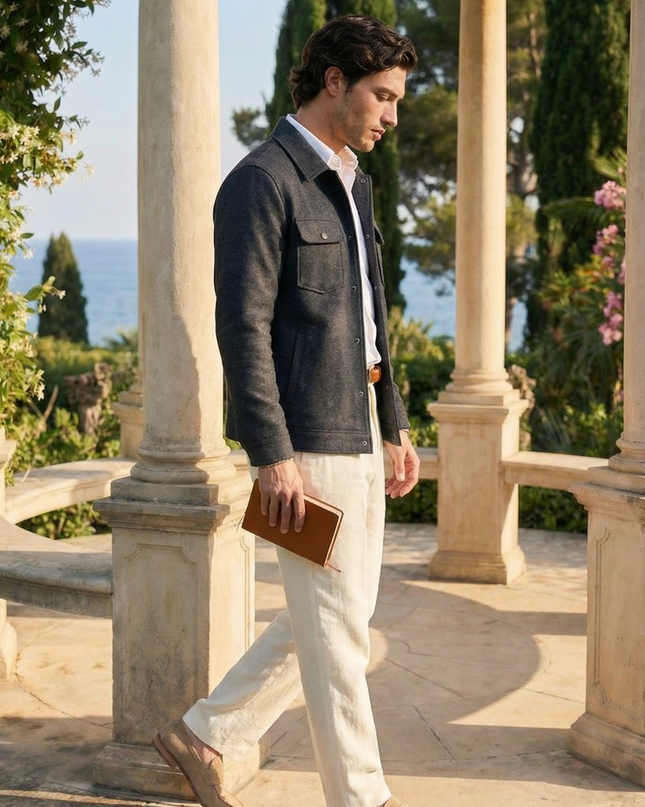 Men’s Snap Front Utility Jacket