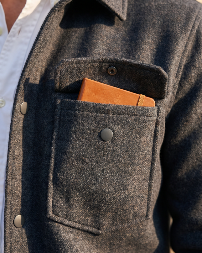 Men’s Snap Front Utility Jacket
