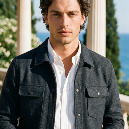 Men’s Snap Front Utility Jacket