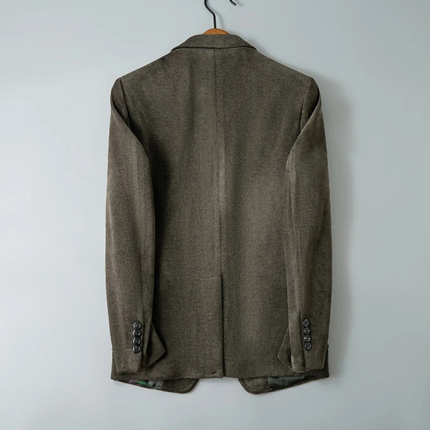 Men’s Soft Texture Two-Button Blazer