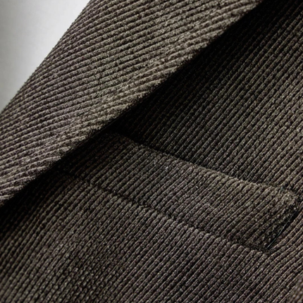 Men’s Soft Texture Two-Button Blazer