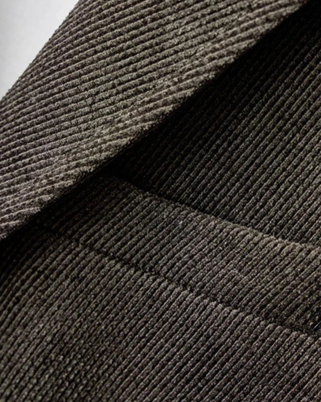 Men’s Soft Texture Two-Button Blazer