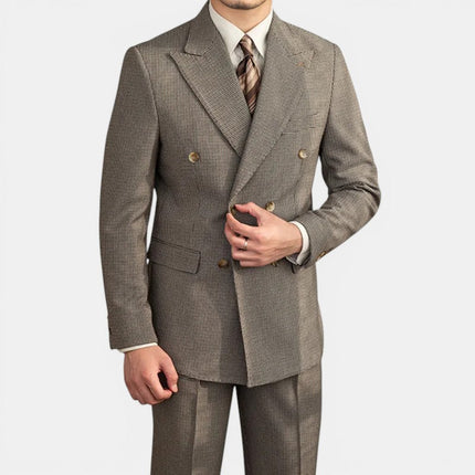Men’s Sovereign Double-Breasted Suit Set