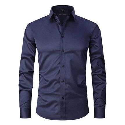 Men’s Sterling Contrast Button Dress Shirt