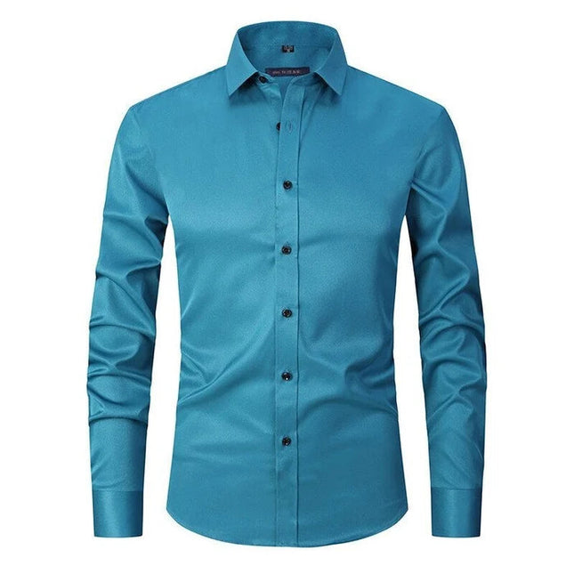 Men’s Sterling Contrast Button Dress Shirt