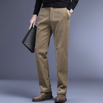 Men’s Straight Fit Corduroy Trousers