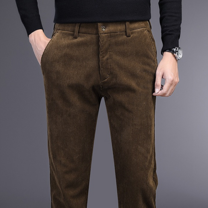 Men’s Straight Fit Corduroy Trousers