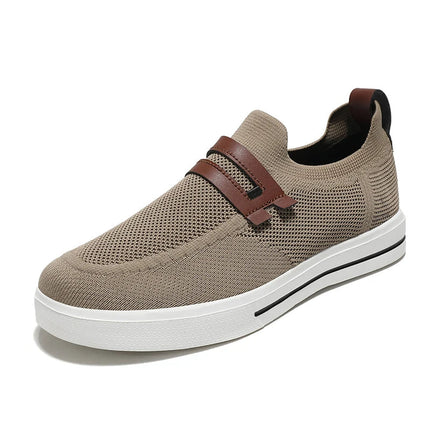 Men’s Strap Detail Knit Slip-On Sneakers