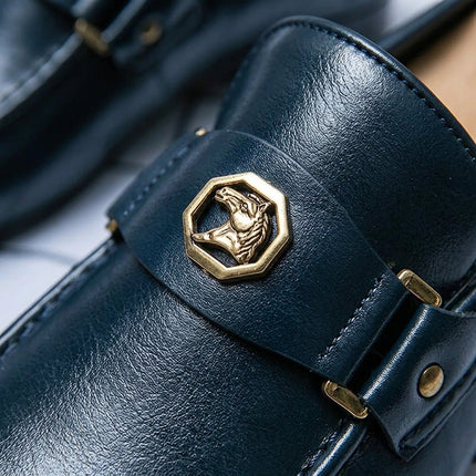 Men’s Strap Detail Slip-On Loafers