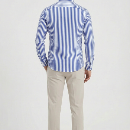 Men’s Striped Button Down Shirt