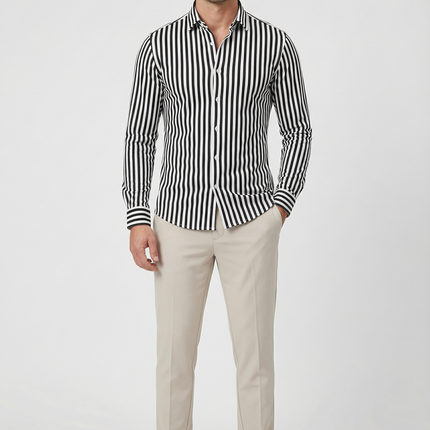 Men’s Striped Button Down Shirt