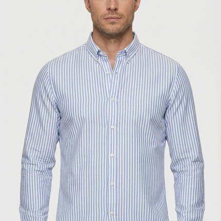 Men’s Striped Button Down Shirt