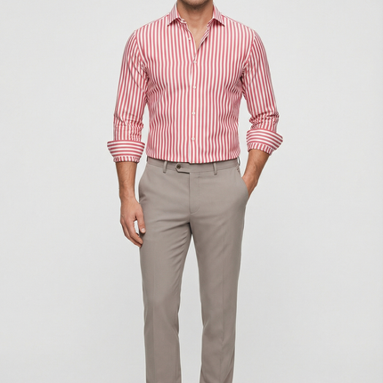 Men’s Striped Button Down Shirt