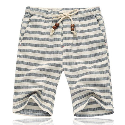 Men’s Striped Drawstring Shorts
