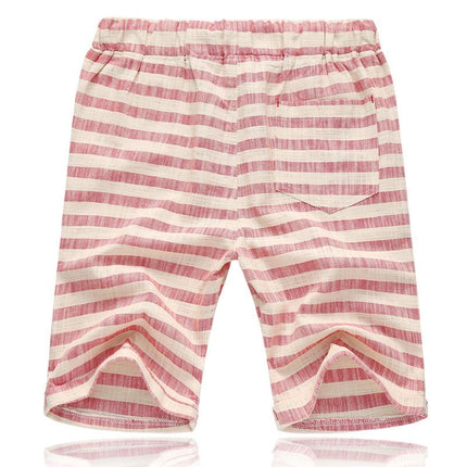 Men’s Striped Drawstring Shorts