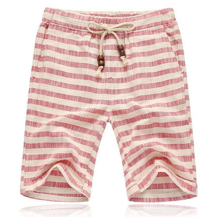 Men’s Striped Drawstring Shorts