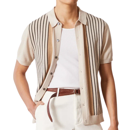 Men’s Striped Knit Shirt