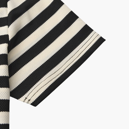 Men’s Striped Short Sleeve Polo Shirt