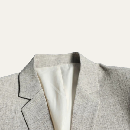 Men’s Subtle Texture Two-Button Blazer