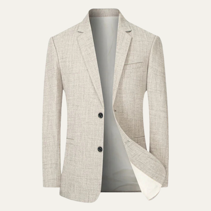 Men’s Subtle Texture Two-Button Blazer