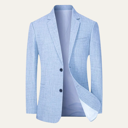 Men’s Subtle Texture Two-Button Blazer