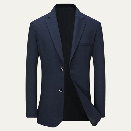 Men’s Subtle Texture Two-Button Blazer