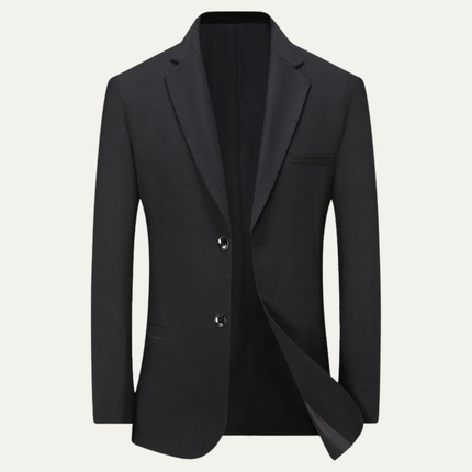 Men’s Subtle Texture Two-Button Blazer