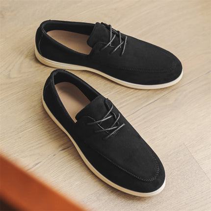 Men’s Suede Lace-Up Casual Shoes
