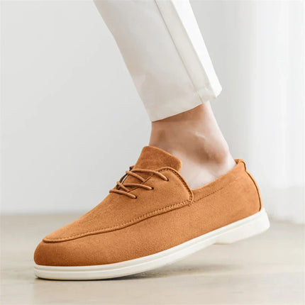 Men’s Suede Lace-Up Casual Shoes